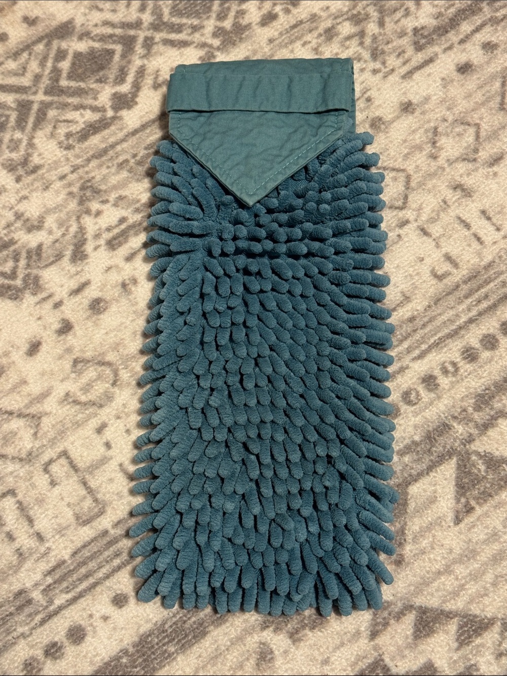 Norwex Teal Chenille Hand Towel